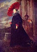 Anthony Van Dyck Portrat der Marchesa Elena Grimaldi, Gattin des Marchese Nicola Cattaneo. Sweden oil painting artist